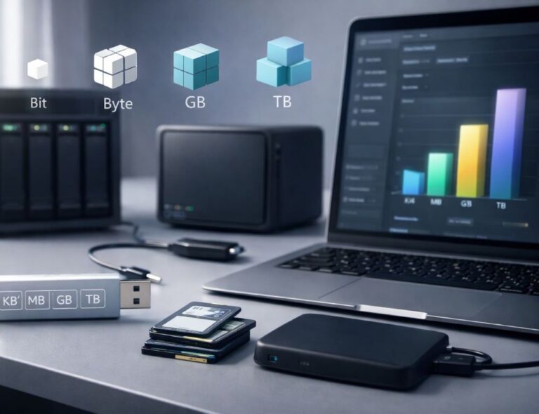 Bit vs byte: how to convert speed and size correctly