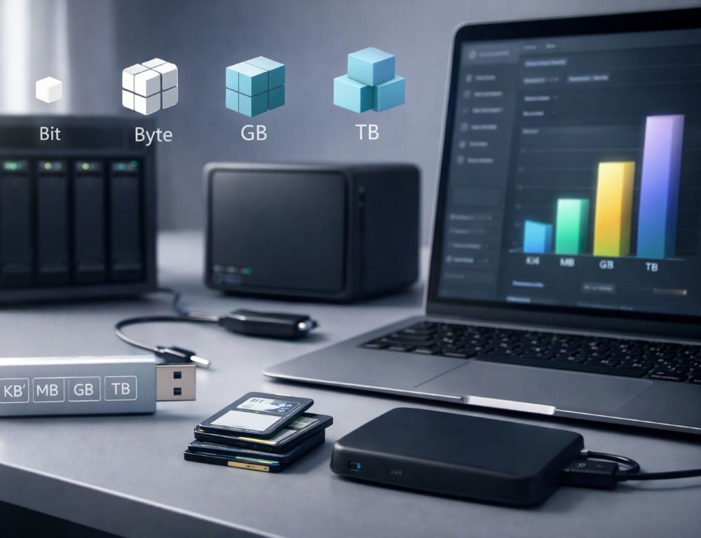 Bit vs byte: how to convert speed and size correctly