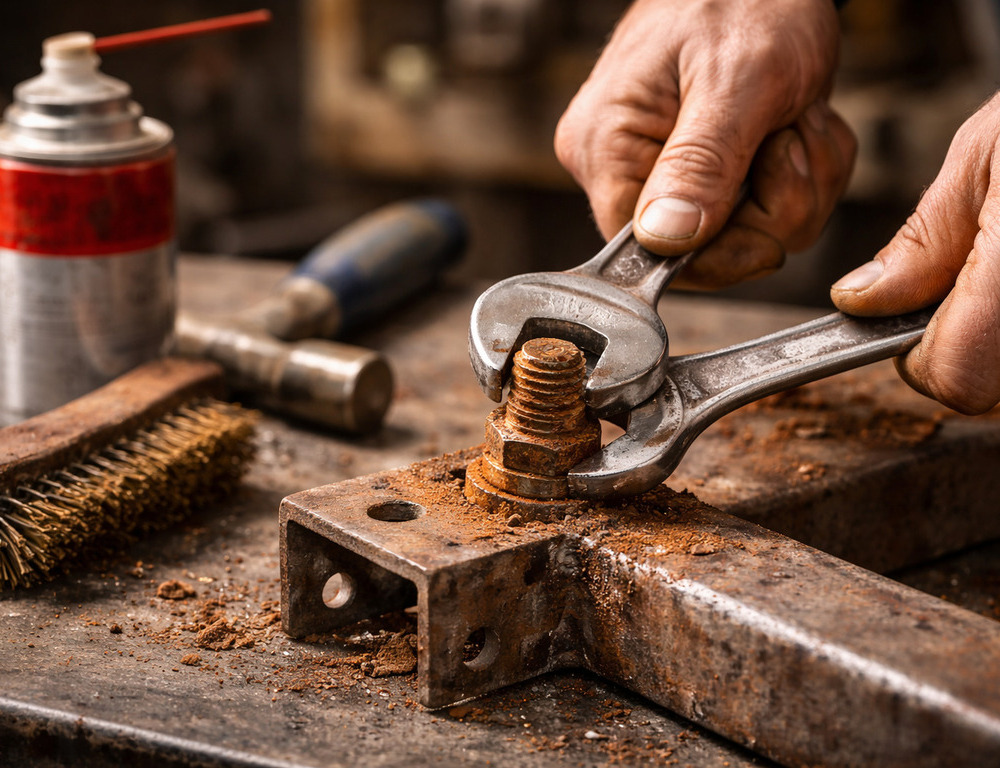 How to Remove a Rusted Bolt Without Rounding Flats