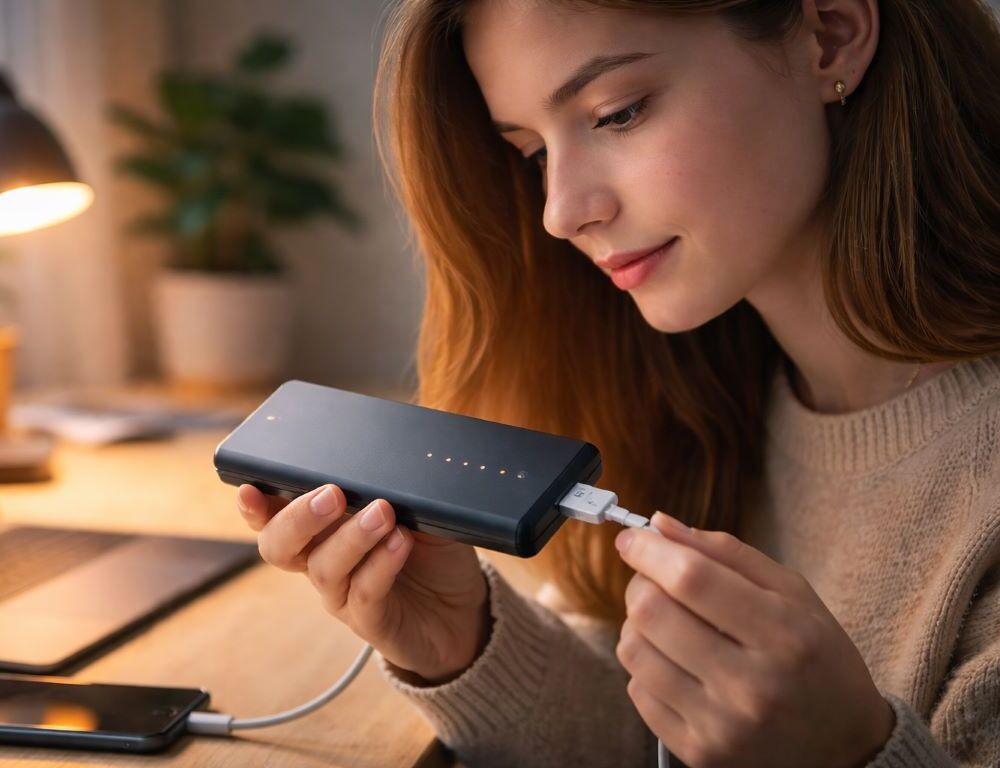 Power bank charging indicator: decode the light patterns