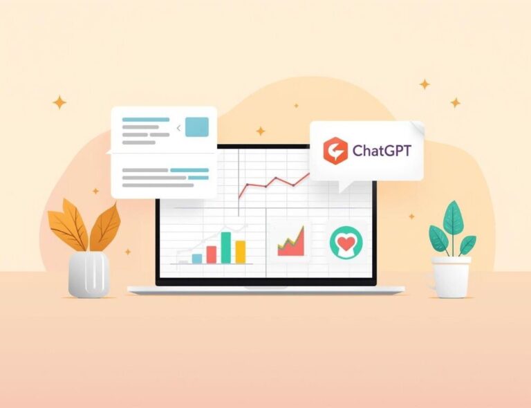 ChatGPT prompts for expense tracking in a spreadsheet
