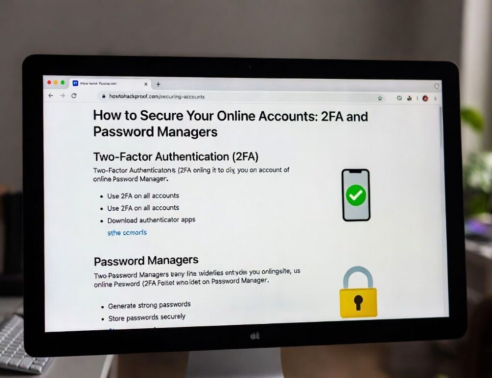 How to Protect Accounts With 2FA and Password Managers