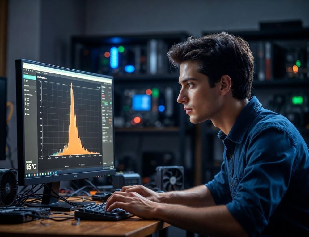 Normal GPU temperature after a driver update: fixes