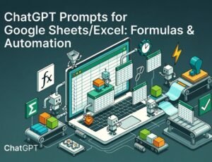 Prompts for Sheets formulas: ChatGPT templates