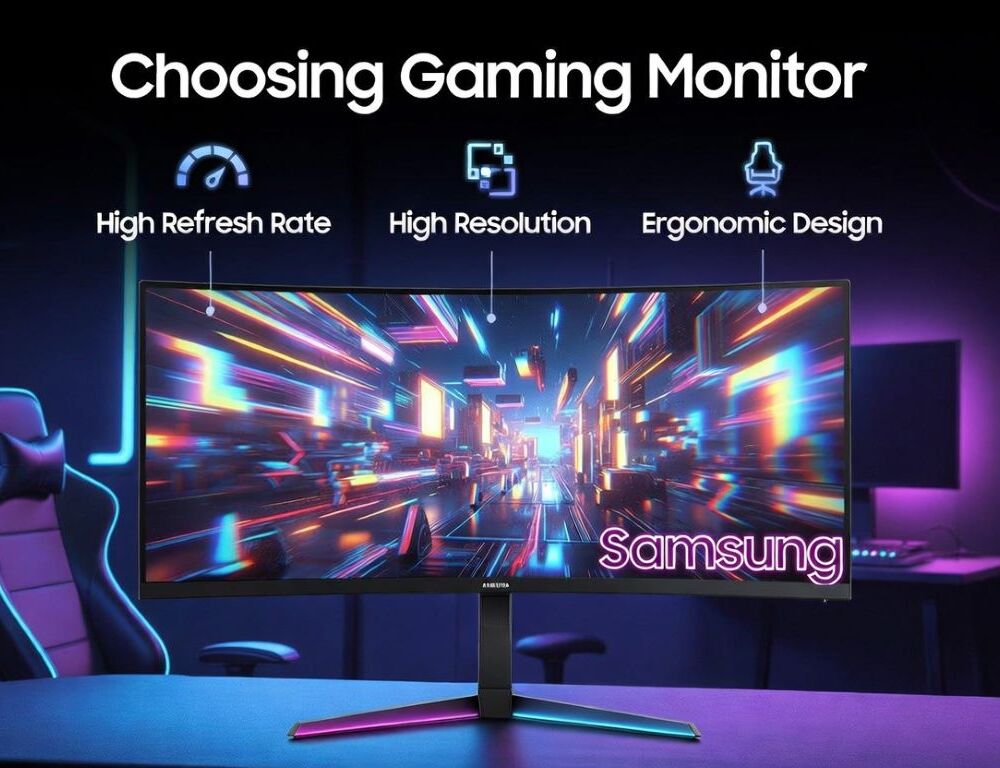 Samsung gaming monitor: choose for FPS, RPG, and work