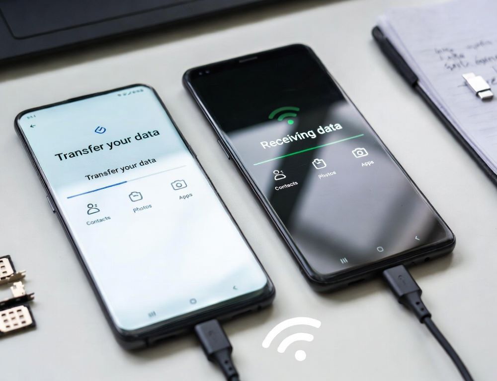 Transfer data Android to Android without Google account