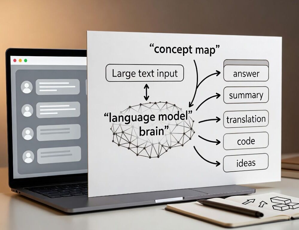 What is an LLM in simple terms and how to use it safely