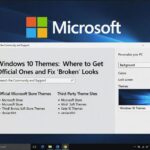 Windows 10 themes: official picks and common fixes