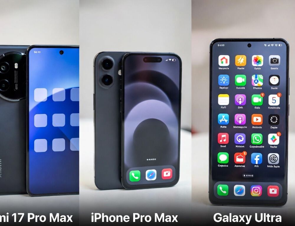 Xiaomi 17 Pro Max vs iPhone Pro Max vs Galaxy Ultra