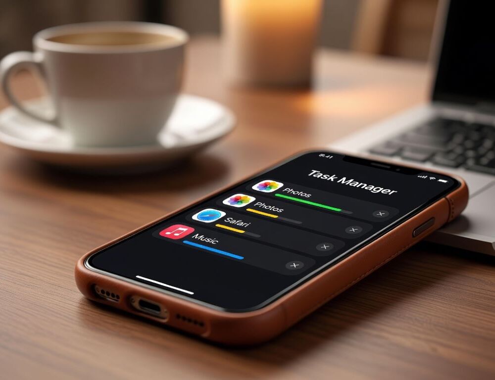 iPhone task manager: control apps and background activity