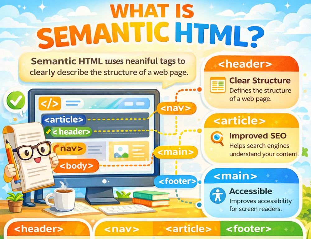 What Is Semantic HTML and How Does It Work?